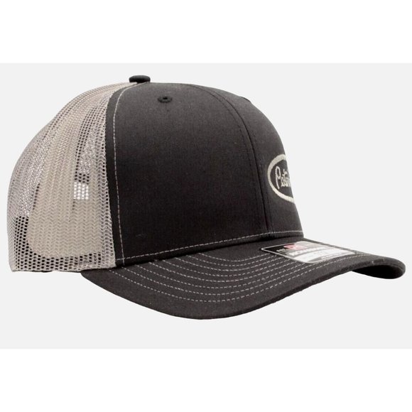 Peterbilt Trucker Hat - Black / Charcoal Richardson 112 Snap Back Hat - Picture 5 of 7